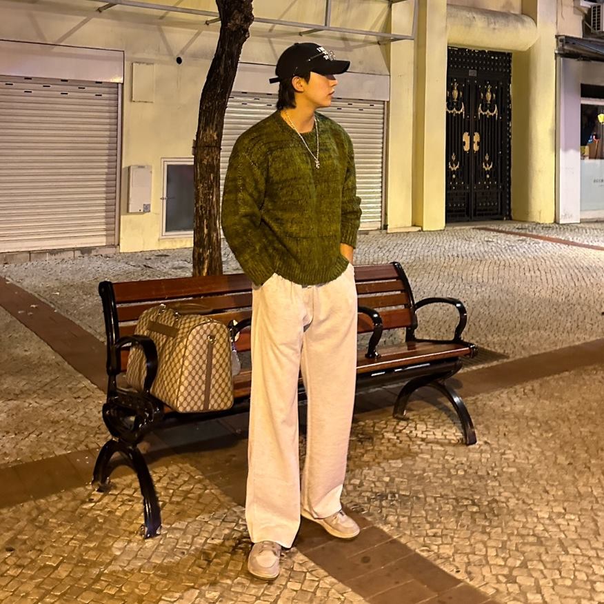 남자 와이드 트레이닝 와이드트레이닝복 핀턱트레이닝 - 상세 이미지 3