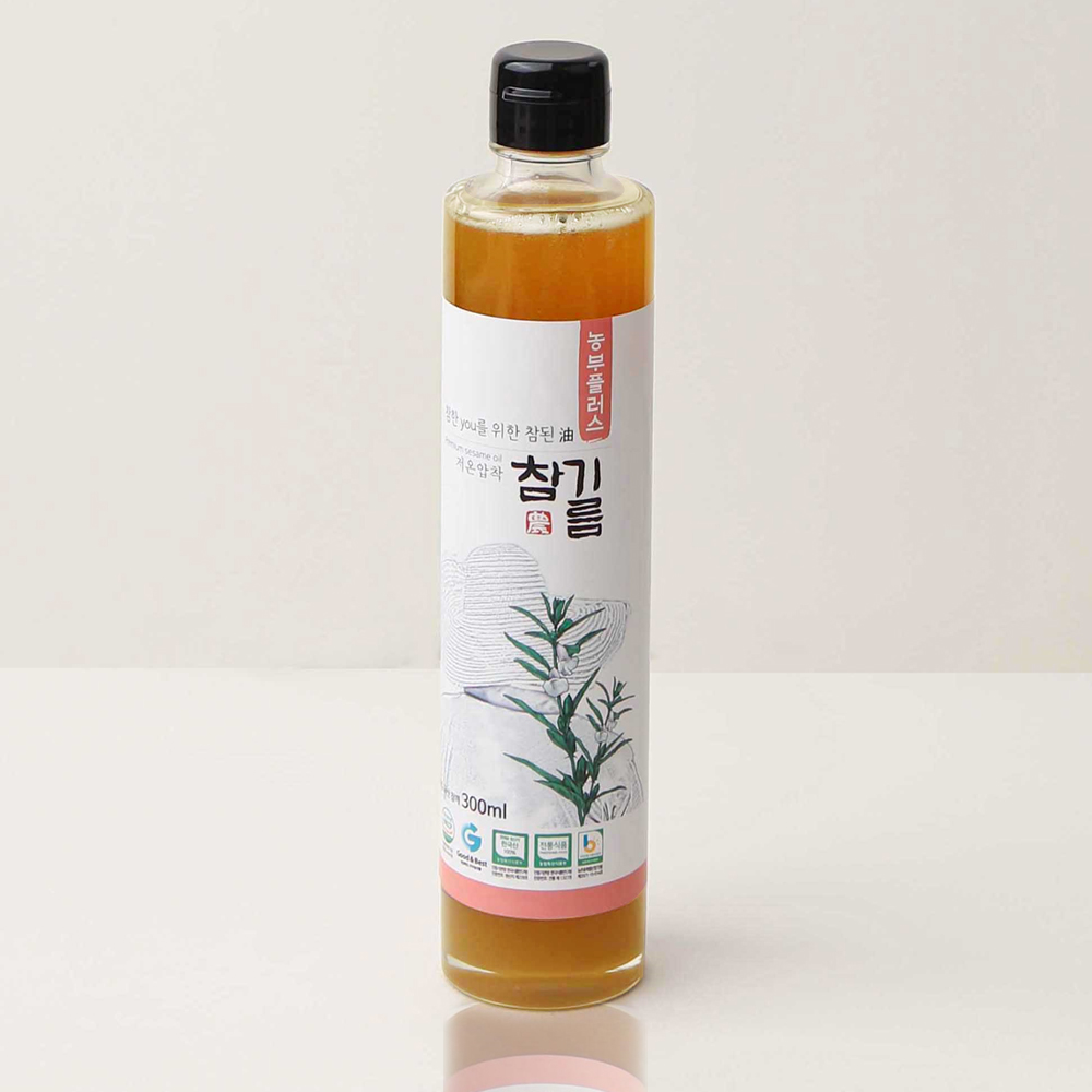 농부플러스 국산 저온압착 참기름 300ml - 상세 이미지 2