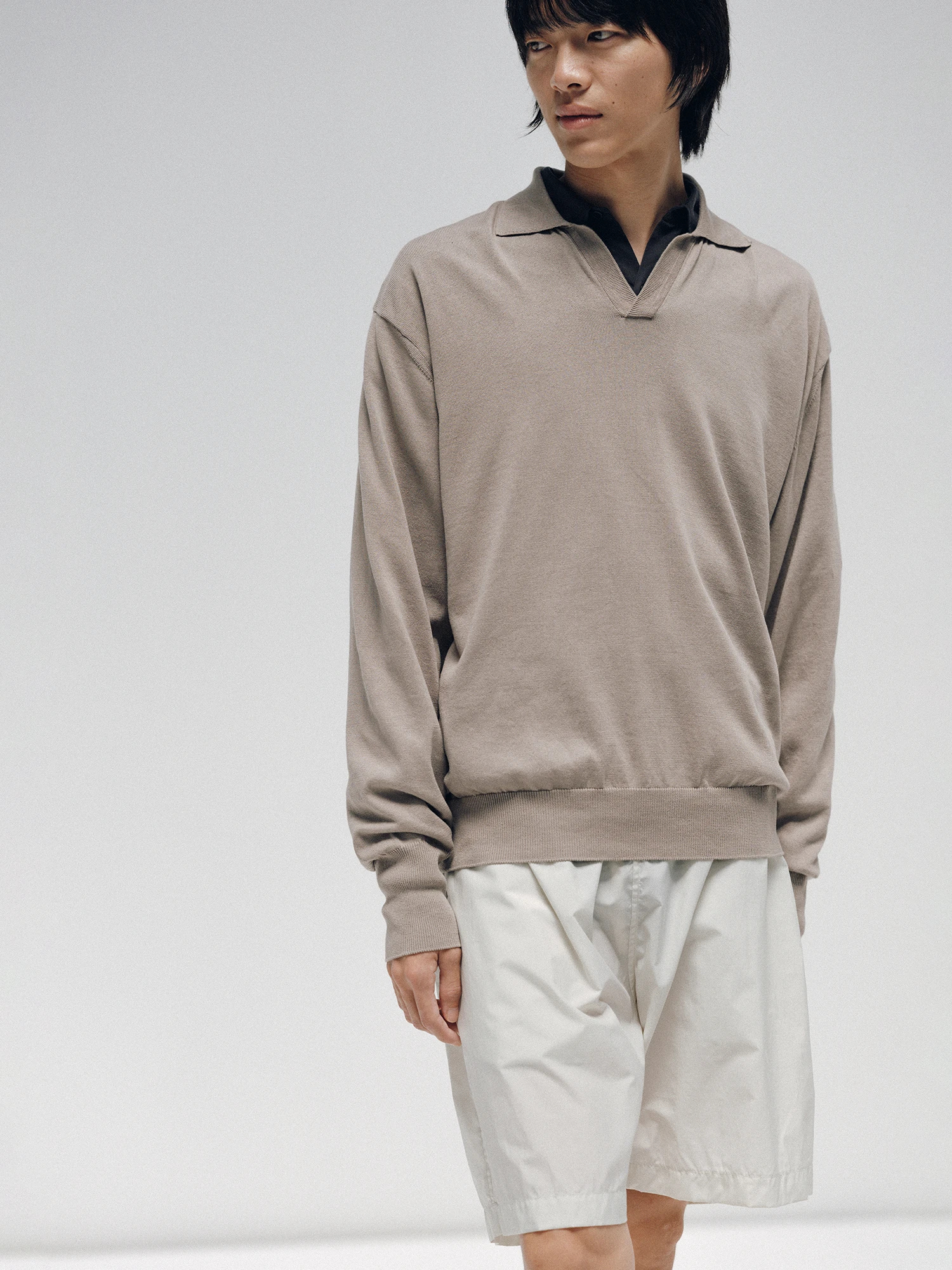 캡틴선샤인 Cotton Knit Skipper Shirt 스키퍼 니트 3컬러 - 상품 이미지