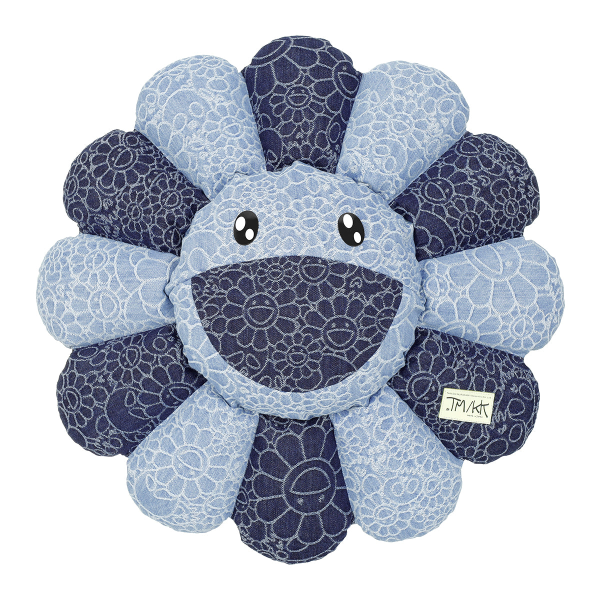 카이카이키키 플라워 쿠션 스컬스 자카드 데님 60cm Kaikai Kiki Flower Cusion - 상세 이미지 4