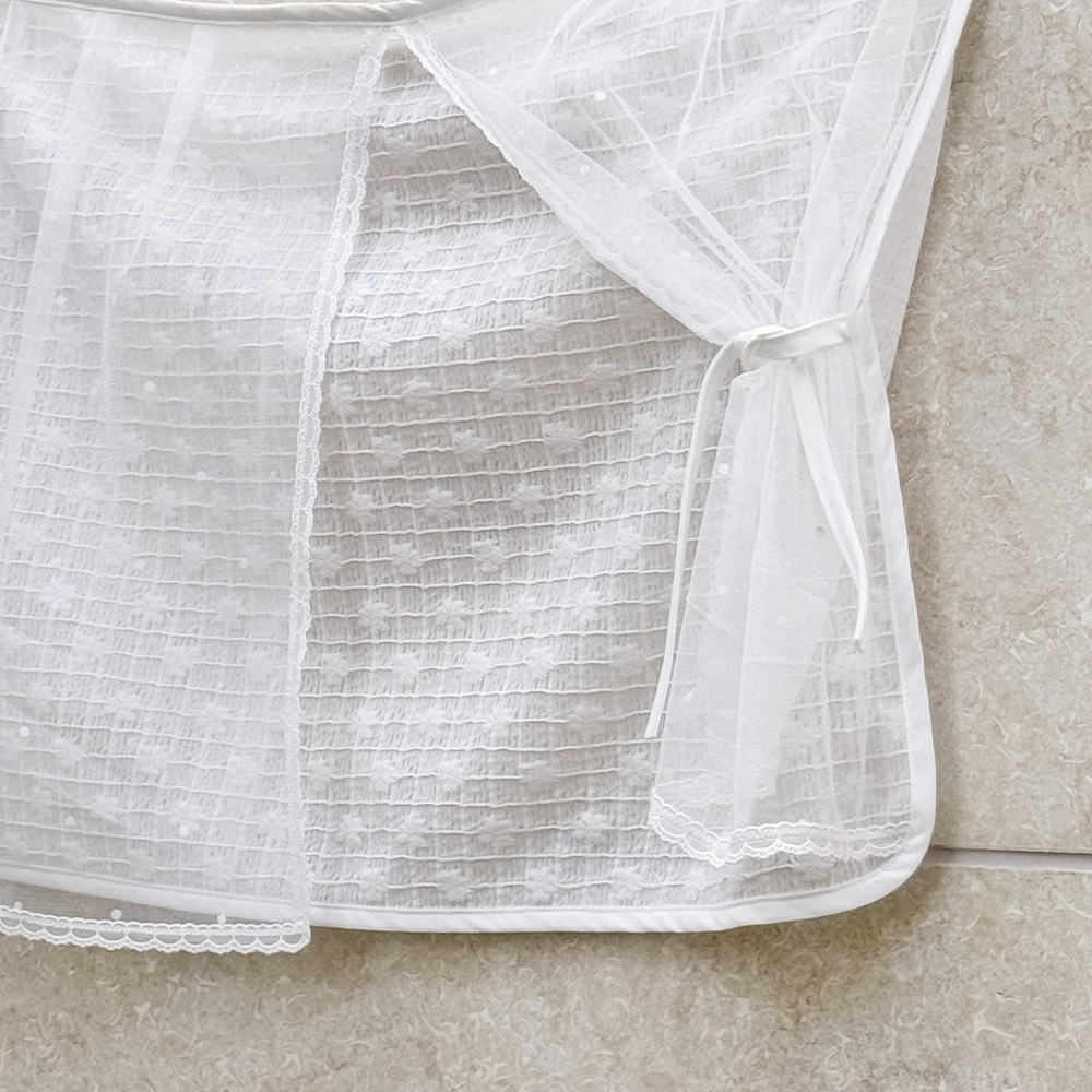 베이비소풍 차량 햇빛 가리개 유아 아기 차량용 레이스 커튼