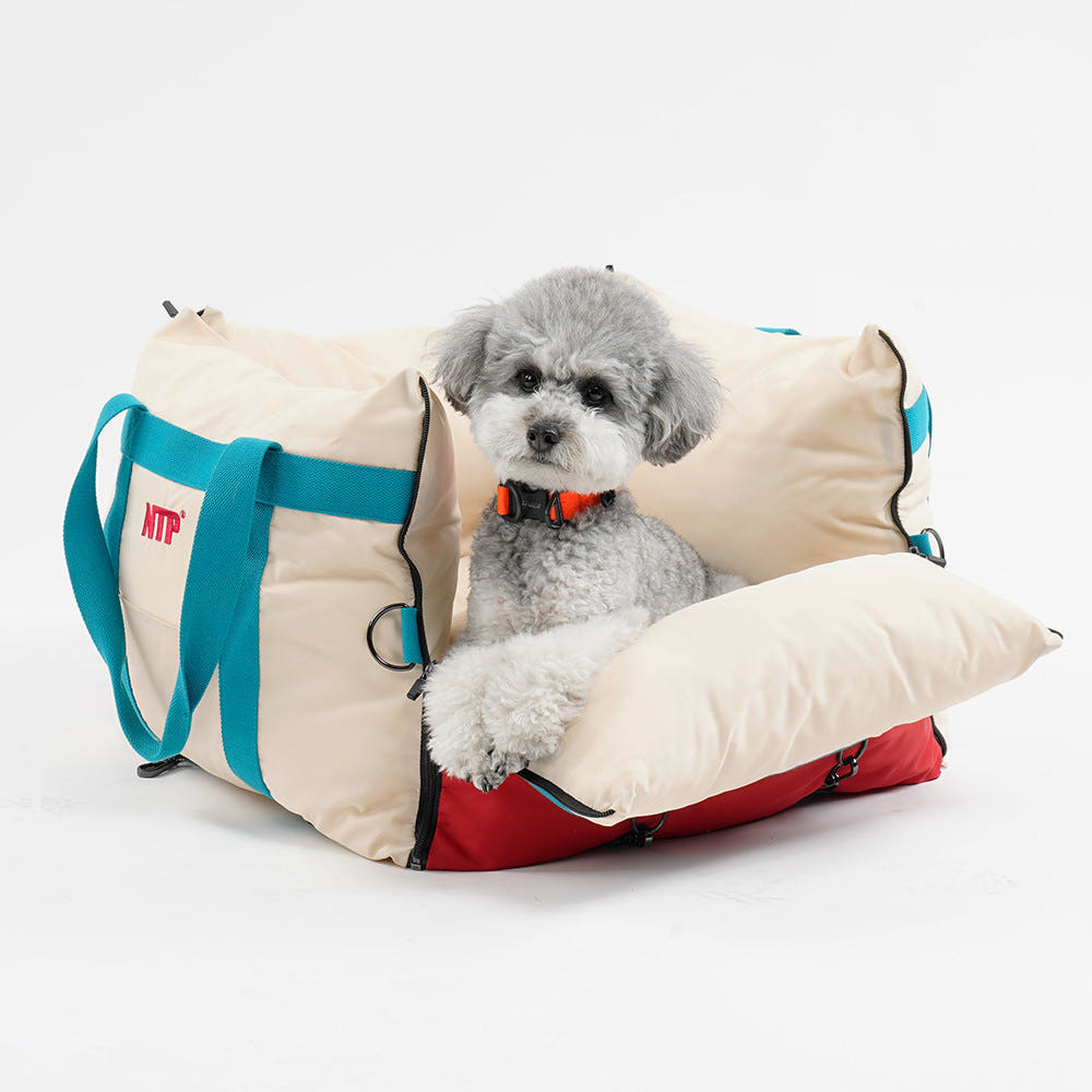 엔티피 이지무브 강아지 리싸이클 카시트 반려견 드라이빙킷 소형견 중형견 자동차 쿠션 M