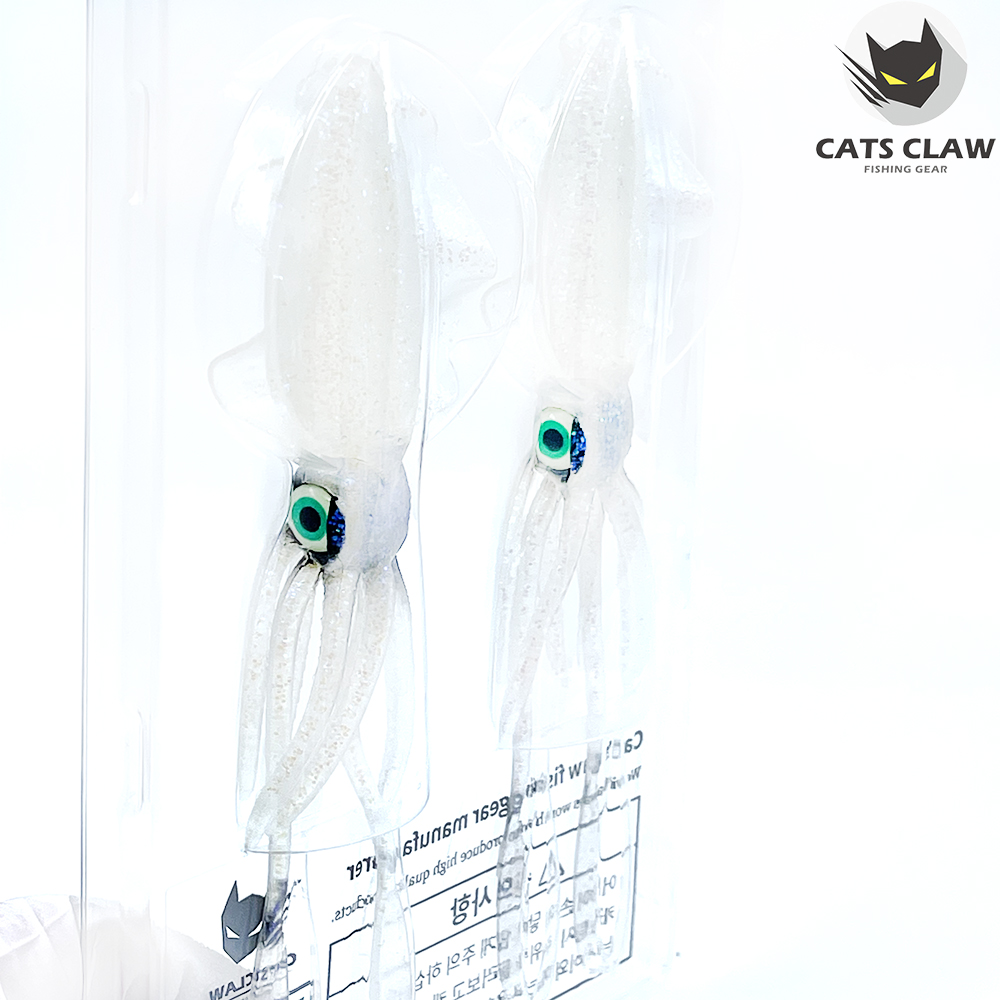 캣츠크로우 스퀴드엑스 광어웜 다운샷웜 006 진주펄, 15cm - 상세 이미지 3