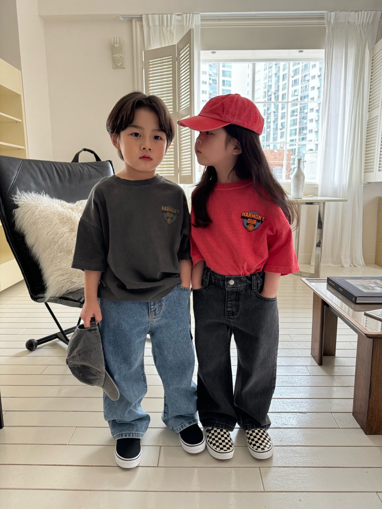 [바로배송] 아워아동복 OUR 하모니피그먼트티셔츠 키즈 주니어 남아 여아 남대문아동복 이미지 7