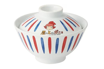 지브리 벼랑위의 포뇨 라면 면기 뚜껑포함 그릇 780ml CDN3C - 상품 이미지