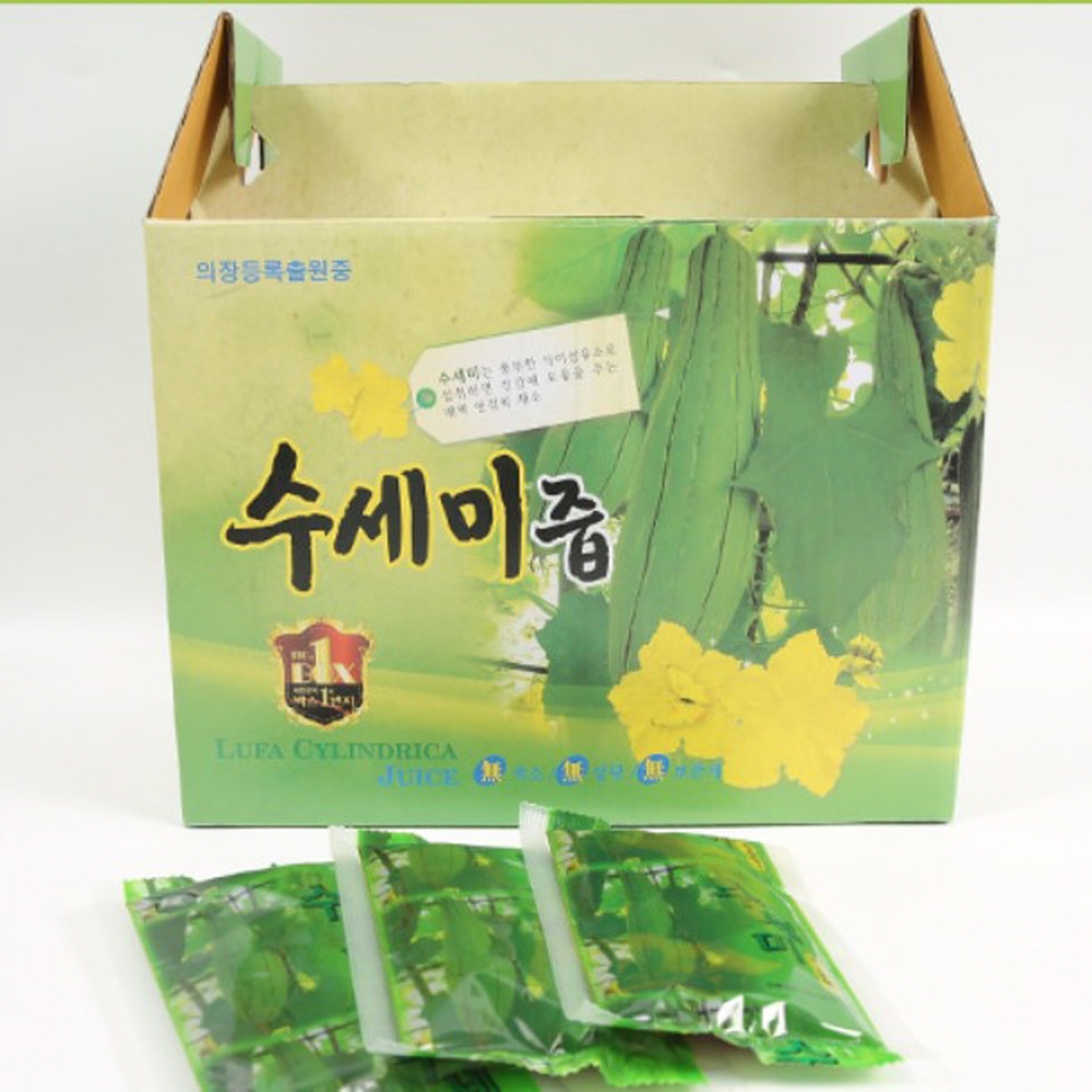 수세미즙 수세미 효능 원액 엑기스 액기스 진액 100ml 60포 - 상품 이미지