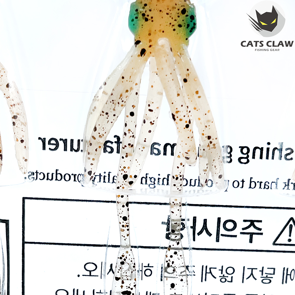 캣츠크로우 스퀴드엑스 광어웜 다운샷웜 003 펄오렌지, 10cm(4인치) - 상세 이미지 5