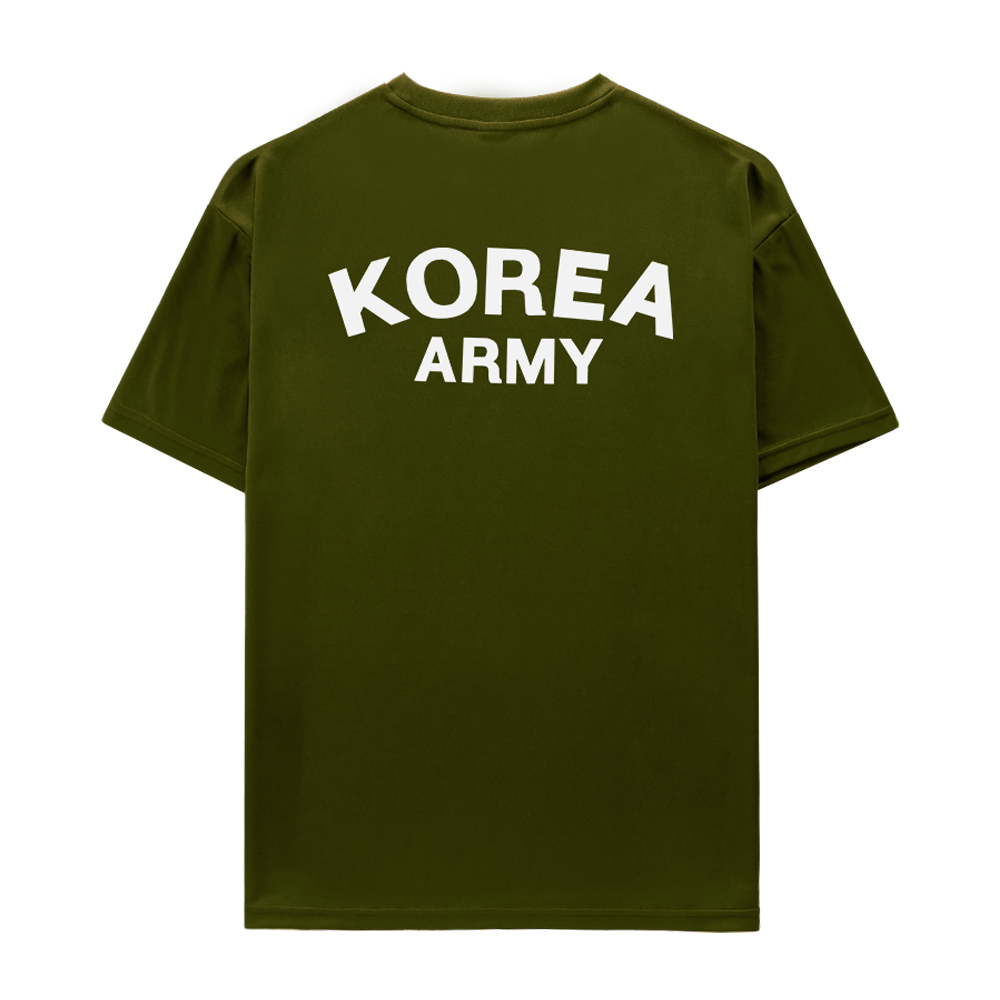 드라이핏 로카 반팔 티셔츠 라운드 기능성 기본티 남성 검정 이미지 6