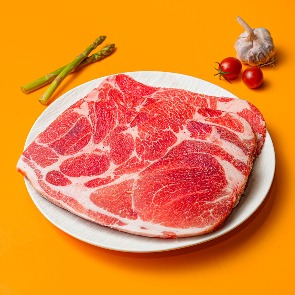 설렘한입 냉동 미국산 왕목살 목전지 1kg 구이 제육 찌개용