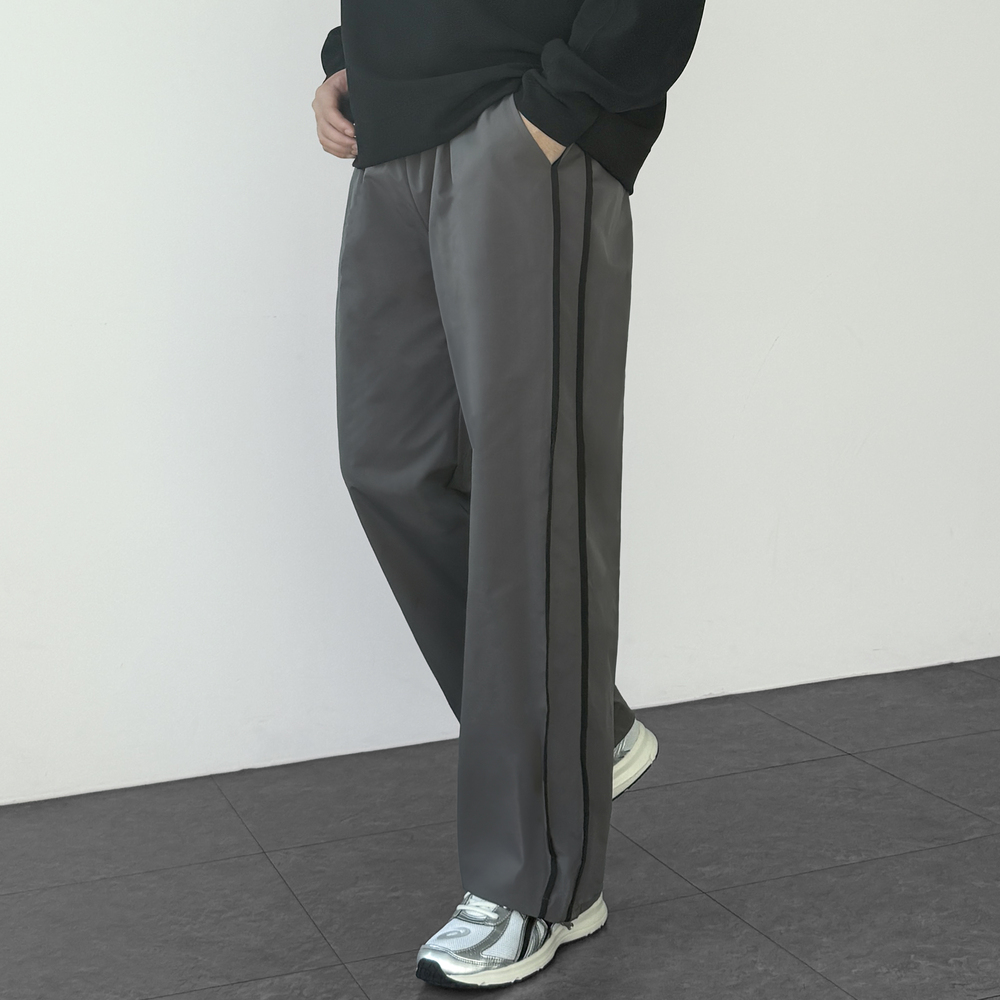 1+1 나일론트랙팬츠 남자나일론팬츠 통큰바지 이미지 6