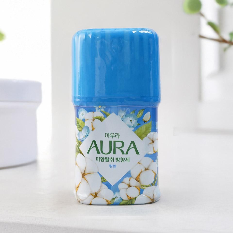 메가마트 LG AURA ECO 친환경 미향탈취 린넨 400ML - 상품 이미지