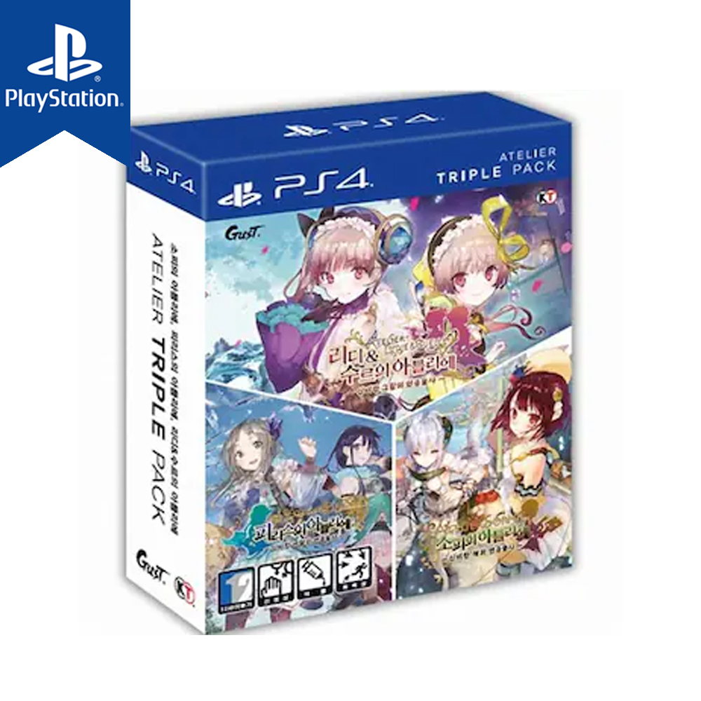 PS4 아틀리에 트리플 팩 한글 새제품 CD (PS5 호환)