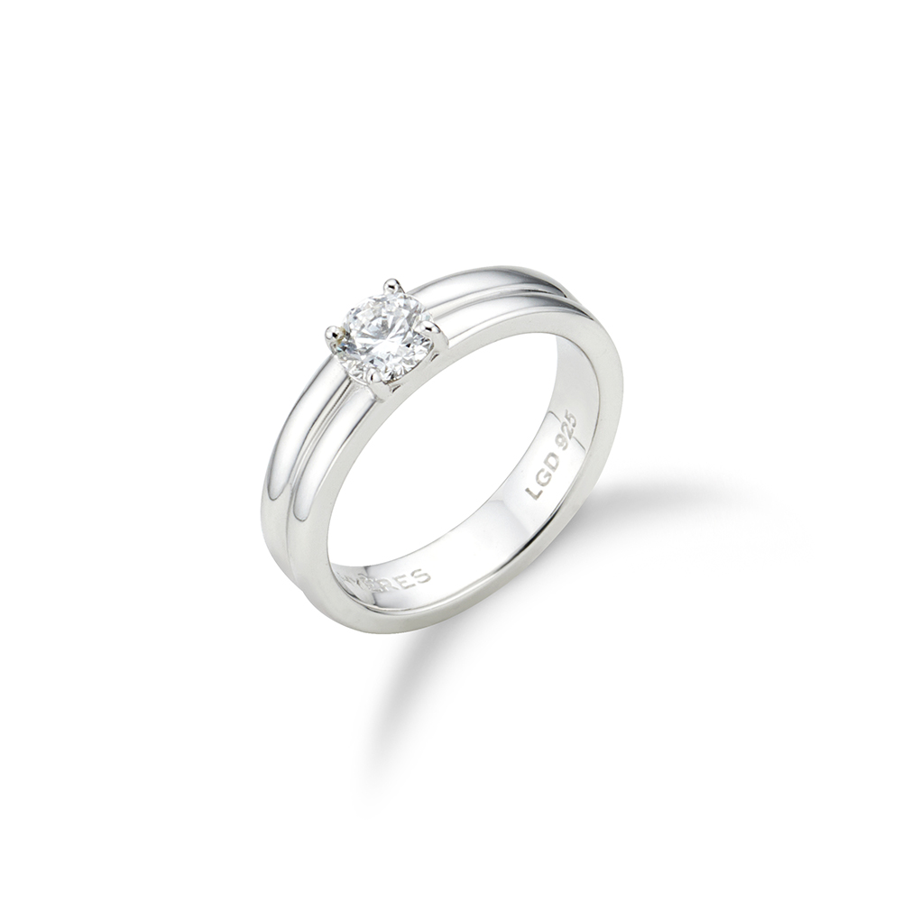 [이에르로르] 에센스 실버(W) 랩다이아 더블 반지 0.5CT HL4R52433W9 - 상세 이미지 2