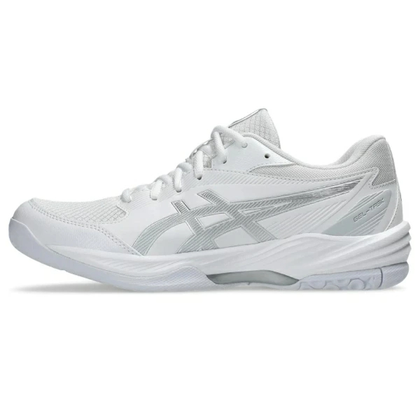 아식스 asics 업코트 6 여성 핸드볼화 1072A107-100 화이트x퓨어실버 - 상세 이미지 2