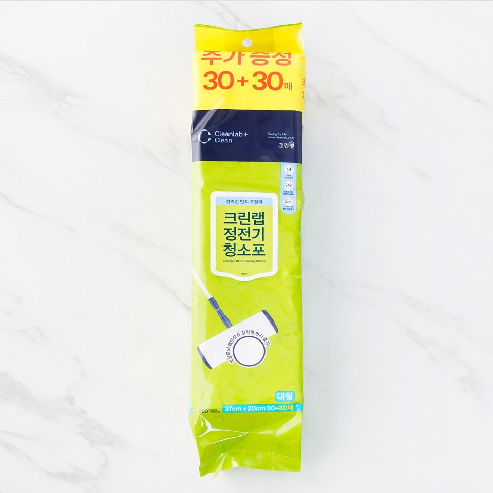 메가마트 크린랩 정전기 청소포 대형(30+30) - 메인 이미지