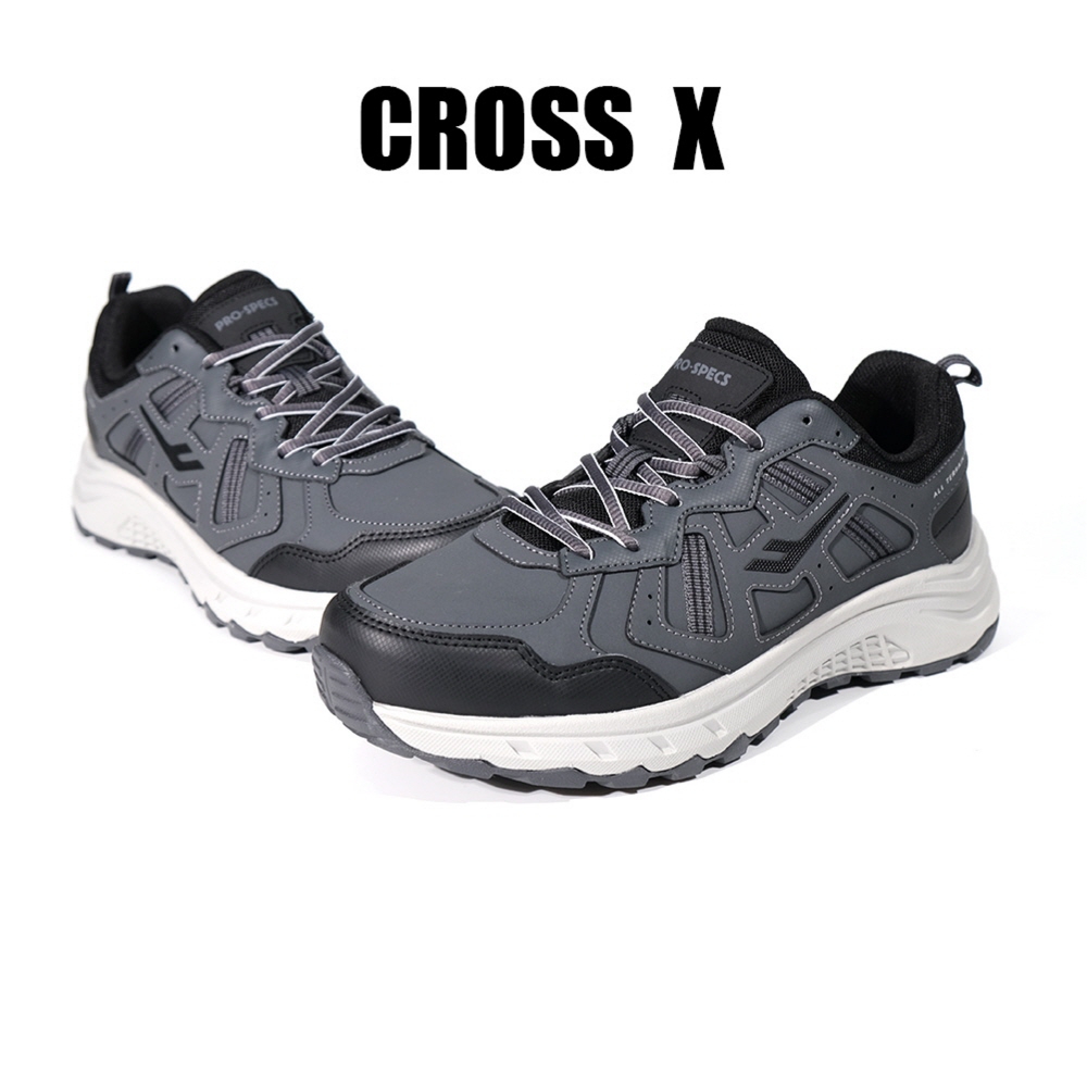 프로스펙스 남성 운동화 방수운동화 발볼넓은 런닝화 올블랙 워킹화 트레킹화 크로스엑스 - 상세 이미지 3