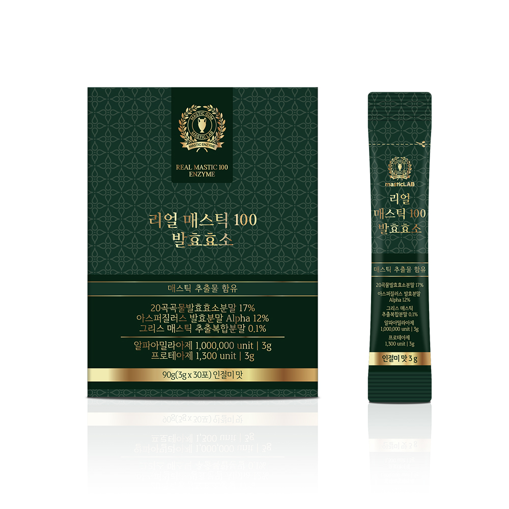 리얼매스틱 소화효소 리얼 매스틱 100 발효 30포, 1개