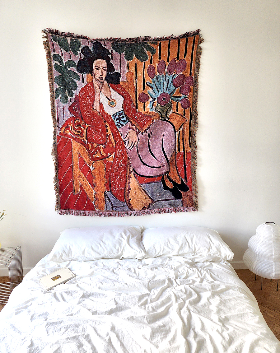 블랑쉬 앙리 마티스 붉은옷의 오달리스크 블랭킷 - 상세 이미지 4