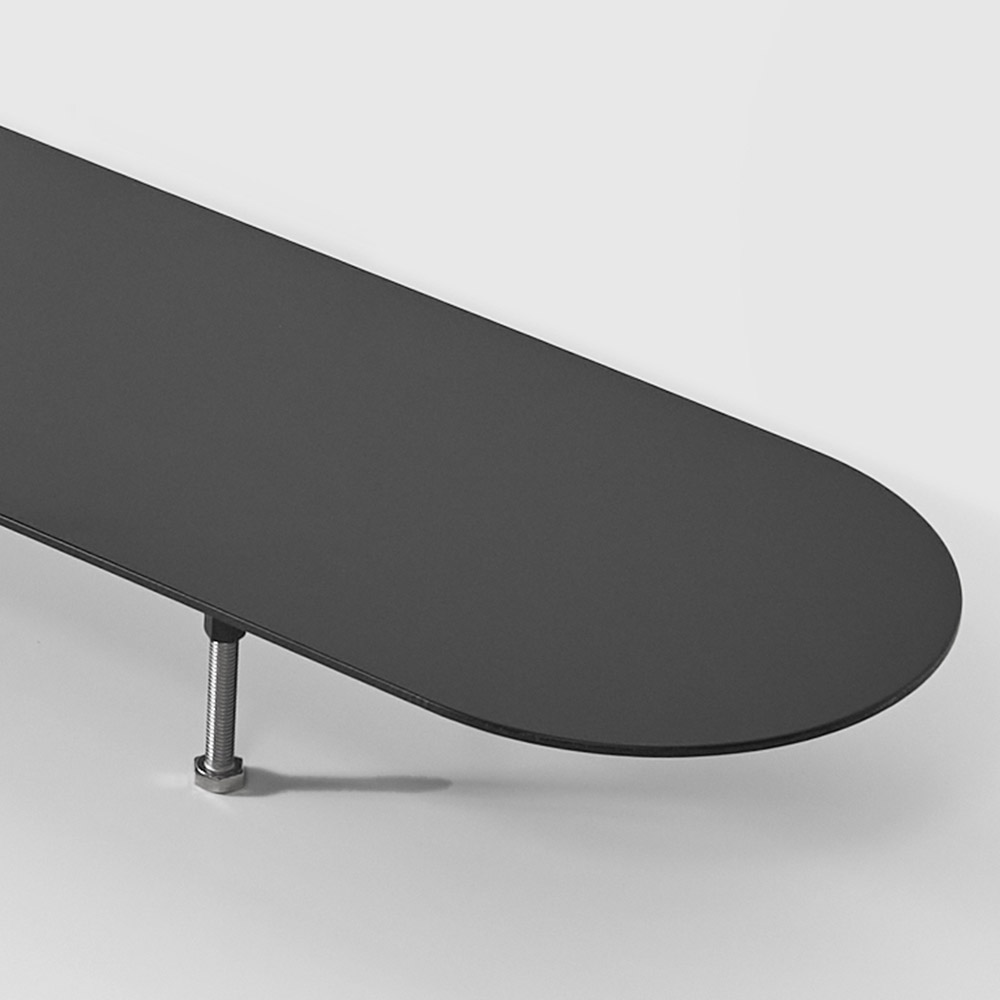 찰리도 볼트 모니터 받침대 1100mm, 블랙 - 상세 이미지 4
