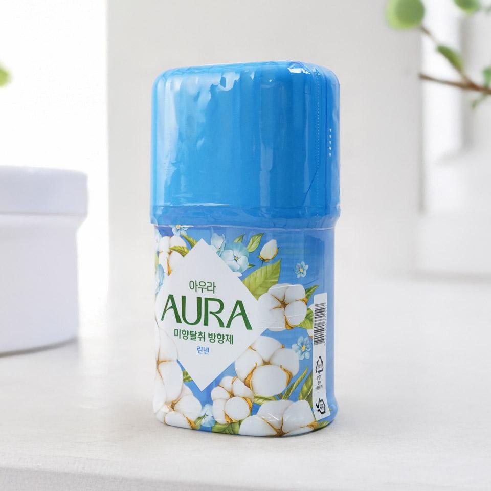 메가마트 LG AURA ECO 친환경 미향탈취 린넨 400ML - 상세 이미지 2