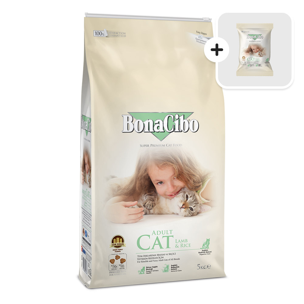 보나시보 어덜트 캣 5kg 고양이사료+샘플사료 100g