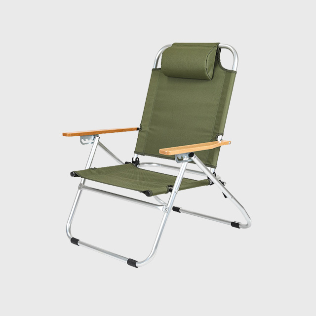 KOOLMAN(쿨맨) 딥폴딩 릴렉스 로우 캠핑 의자 올리브그린