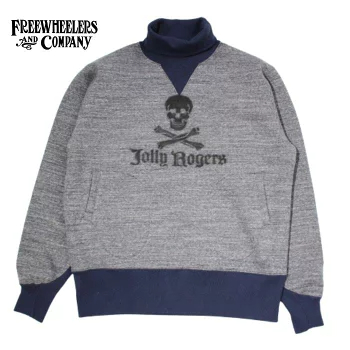 프리휠러스 U.S.NAVY VF-17 Jolly Rogers 터틀넥 니트 2434012 - 상품 이미지
