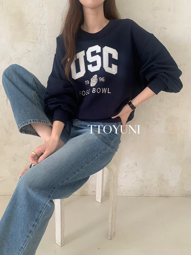 프리러브 freelove 매그넘 데님 일자핏 청바지 진청 떠유니 상세 이미지 8