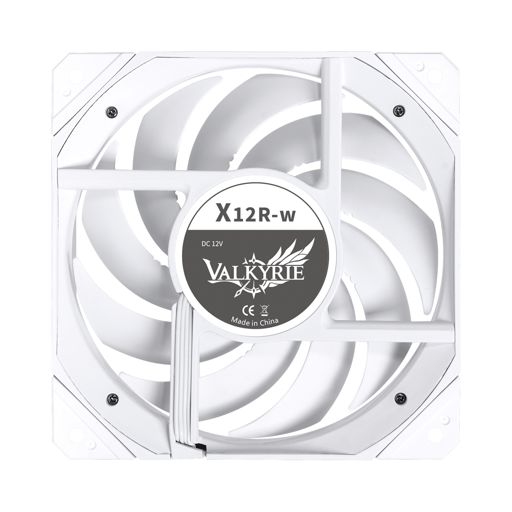 발키리 VALKYRIE X12R ARGB 케이스 쿨러 FAN 120 리버스 화이트 - 상세 이미지 4