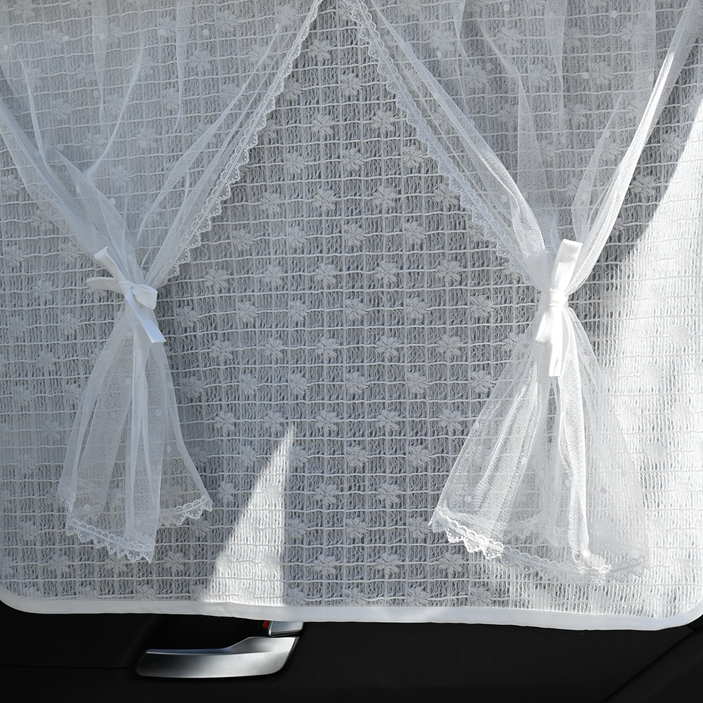 베이비소풍 차량 햇빛 가리개 유아 아기 차량용 레이스 커튼