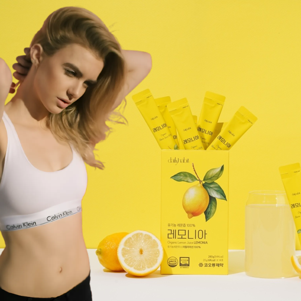 레모니아 유기농 레몬즙 레몬물 레몬수 스틱 효능 만들기 14포, 5개