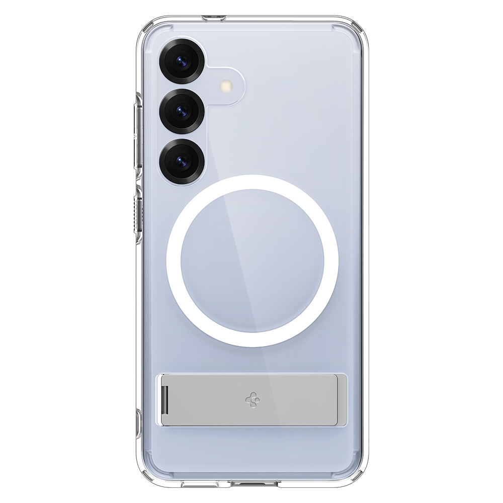 슈피겐 갤럭시 맥세이프 스탠드 케이스 울트라하이브리드S맥핏 클리어화이트, 갤럭시S25