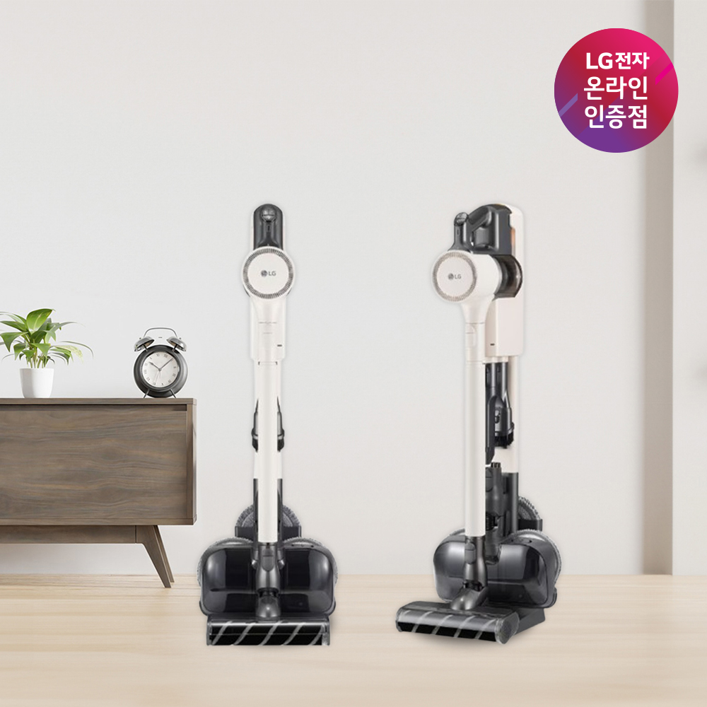 [혜택가 64만원대] LG전자 코드제로 오브제 컬렉션 무선청소기 AS927CWD 물걸레
