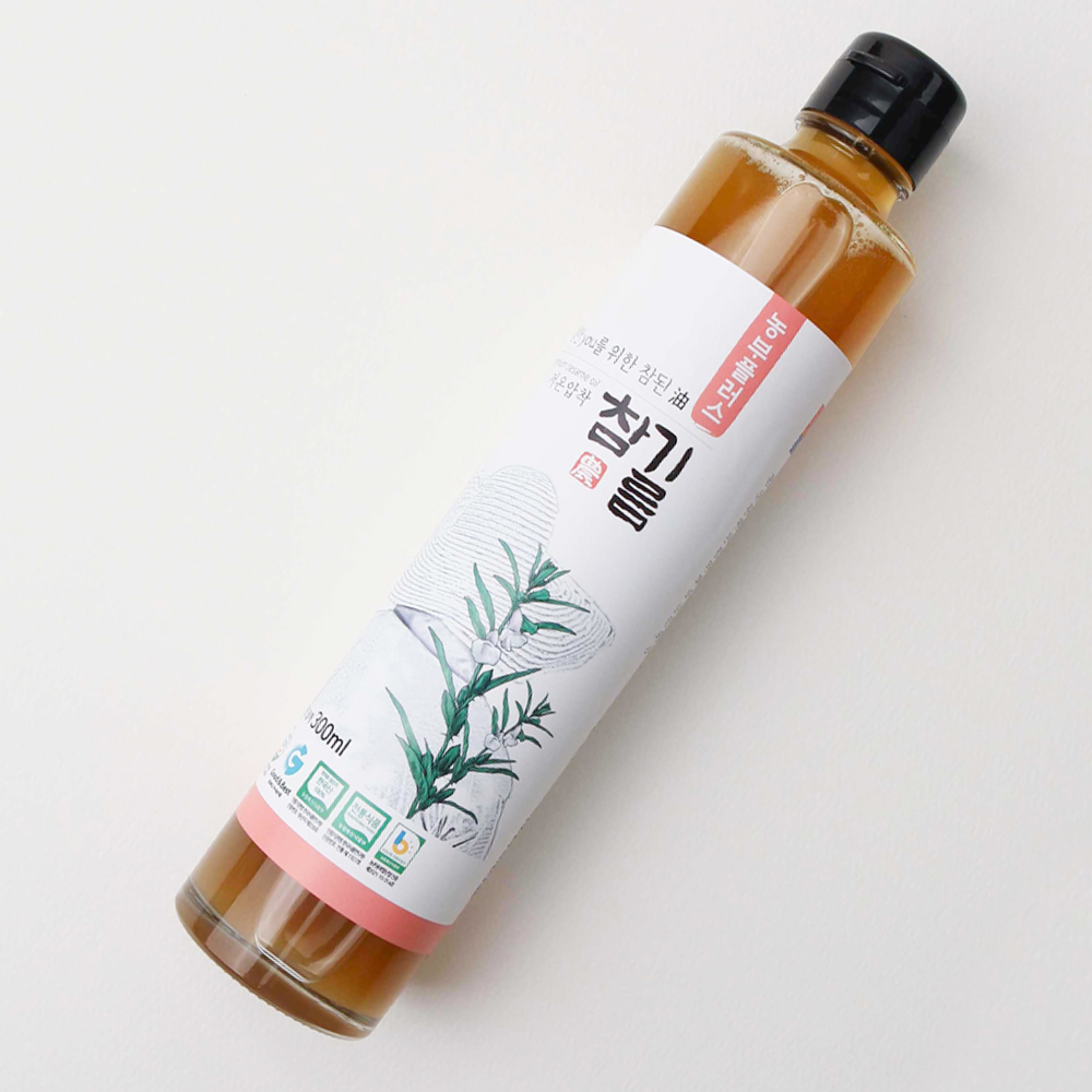 농부플러스 국산 저온압착 참기름 300ml - 상세 이미지 3