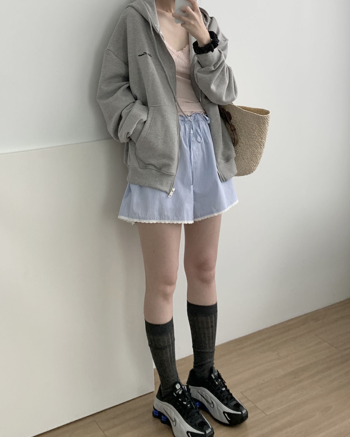 멜빌 레이스 나시 골지 레이스 크롭 이너탑 이너티 웨어링무드 (3c) - 상세 이미지 4
