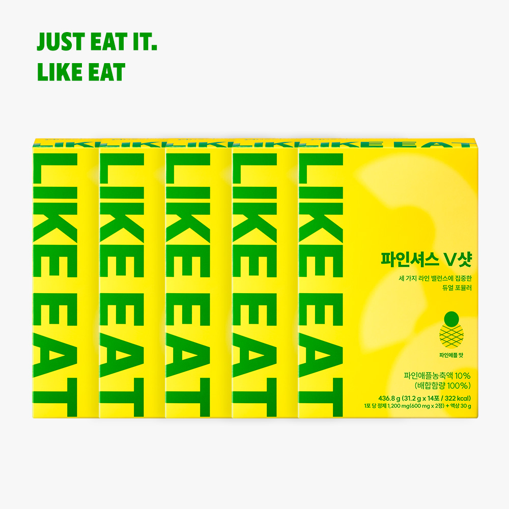 라이킷 마시는 칼륨 파인셔스 V샷 브이샷 14포, 5개 - 상품 이미지