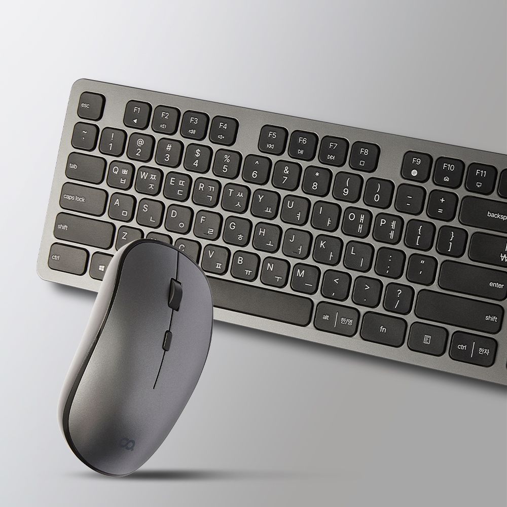 오아 무선 키보드 콤보 마우스 세트 무소음 사무용