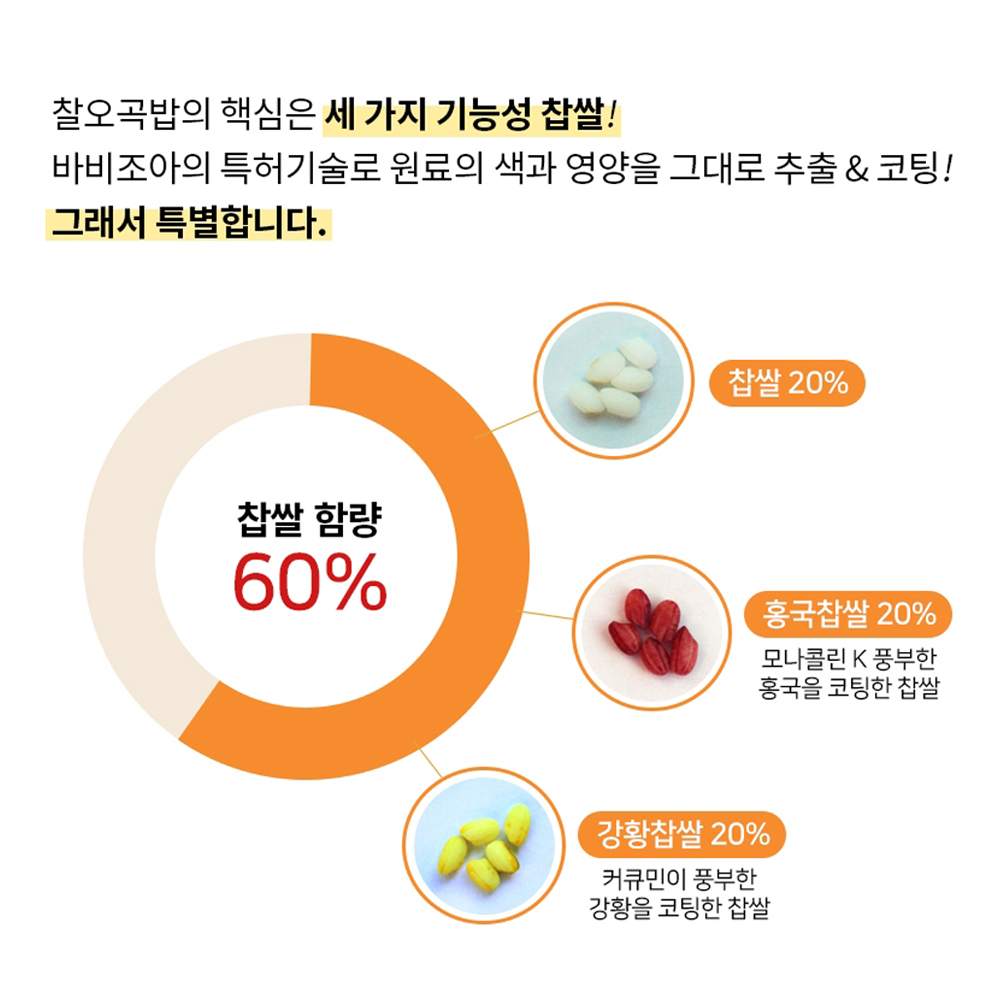 오곡밥재료 저속노화밥 정월대보름오곡밥 찰오곡밥 오곡찰밥 저당지수 혼합 잡곡 500g - 상세 이미지 5