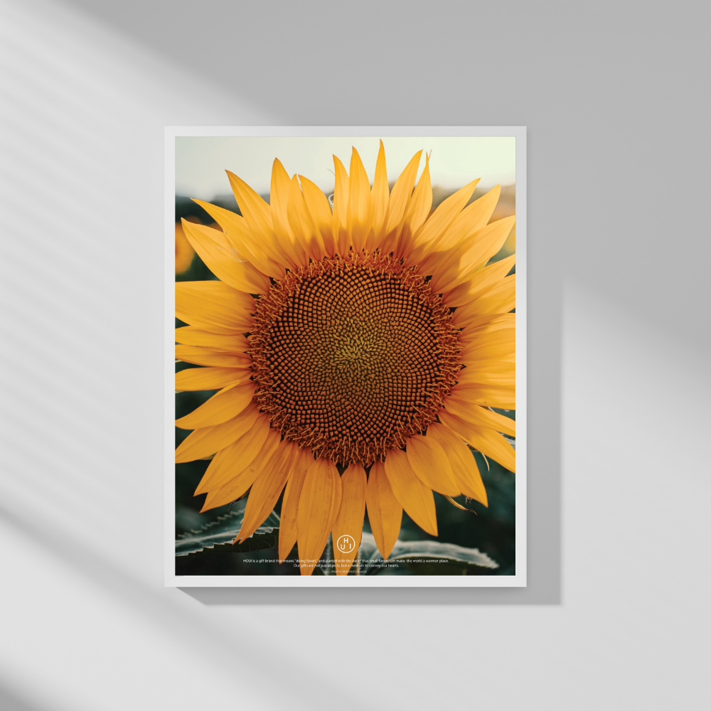 호의 해바라기액자 돈들어오는 액자 풍수지리 인테리어 그림 집들이선물 개업선물