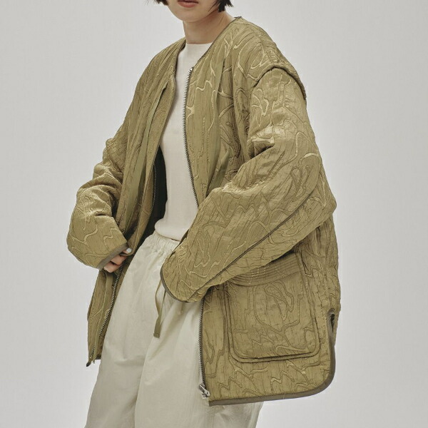 투데이풀 Jacquard Piping Blouson 자카드 파이핑 블루종 12510204 - 상품 이미지