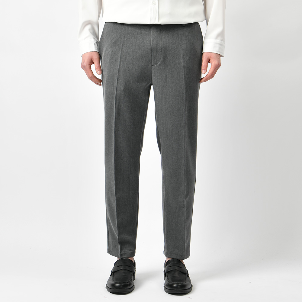 남자 슬랙스 정장바지 히든밴딩 스판 링클프리 9부 10부 바지 - 상세 이미지 5