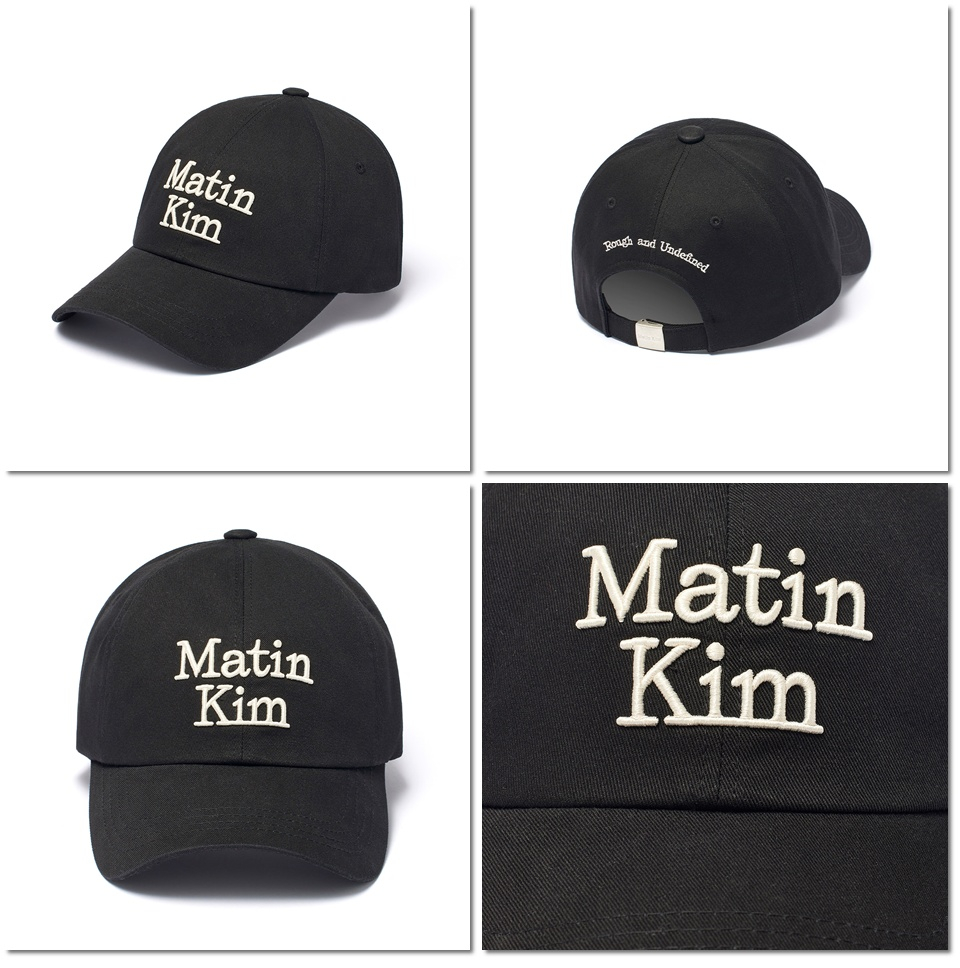 [국내 매장판] 마뗑킴 볼륨 로고 볼캡 블랙 🧢🖤 베이직한 블랙 컬러로 어디든 완벽 매치! ✨ 한정 수량, 지금 바로 GET! 🚀🔥 상세 이미지 12