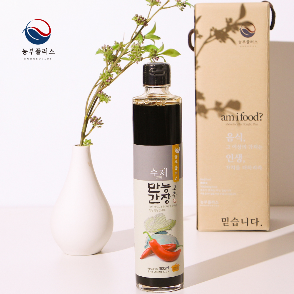 농부플러스 다시마만능간장 300ml 1병 선물세트 - 상세 이미지 2