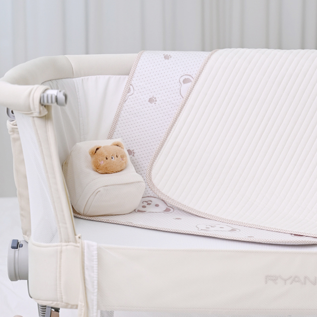 베이비소풍 논슬립 아기 방수 패드 / 60수 순면 방수요 신생아 침대