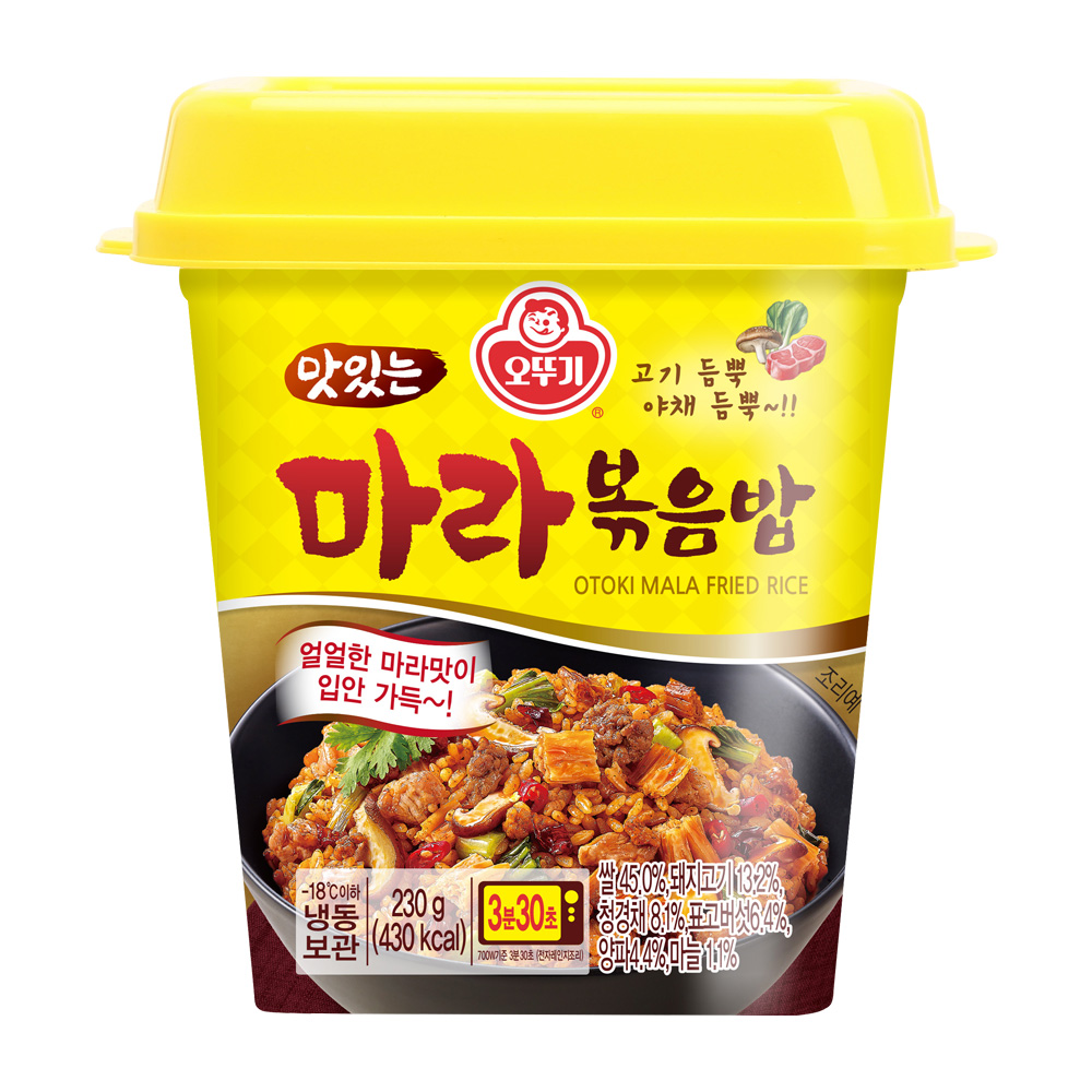 오뚜기 마라볶음밥 용기 230g - 상품 이미지