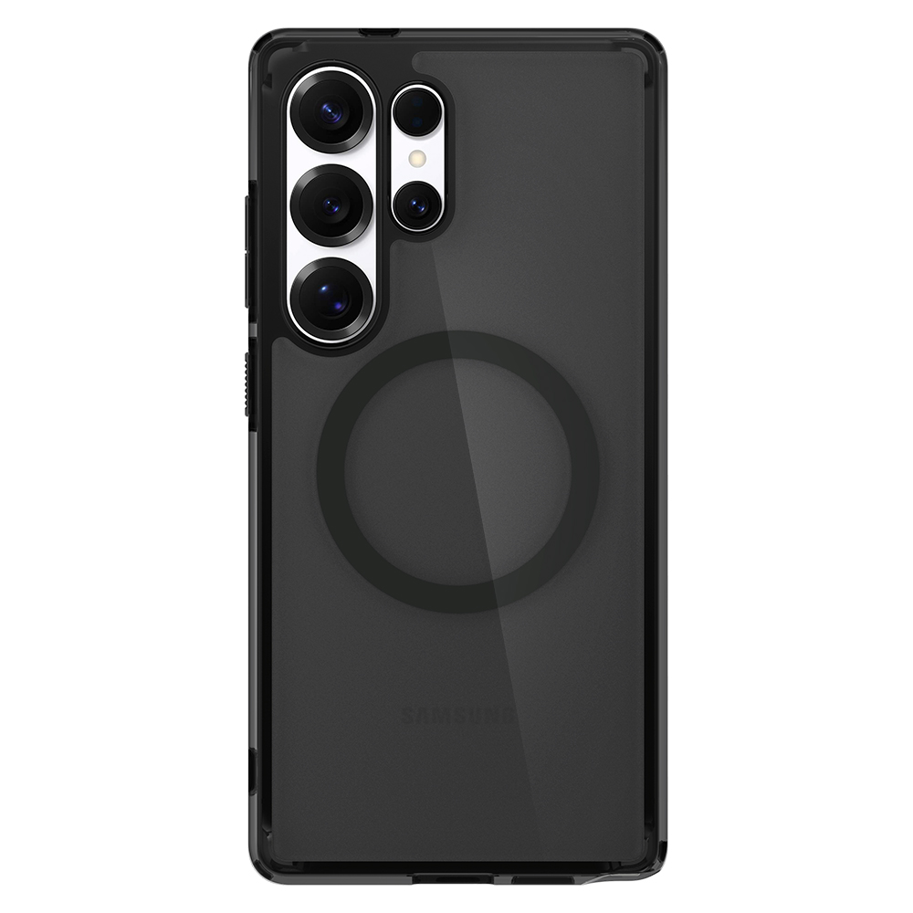 QI2 충전 케이스 슈피겐 갤럭시 맥세이프 케이스 울트라하이브리드맥핏 프로스트블랙, 갤럭시S25 울트라