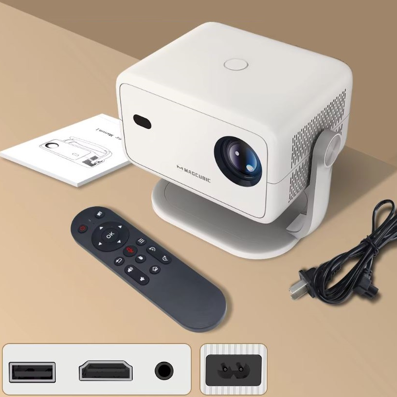 360도 회전형 스마트 빔 프로젝터 L018 650안시 휴대용 안드로이드 탑재 다용도