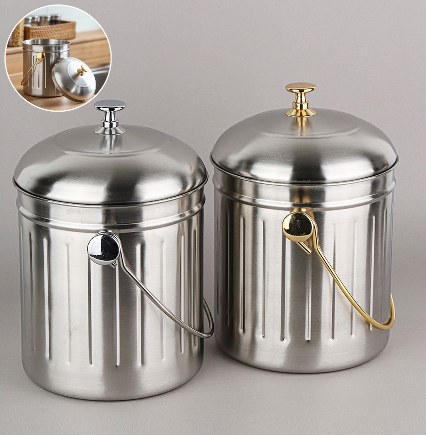 올스텐 음식물쓰레기통 가정용 싱크대 물빠짐 음쓰통 3L