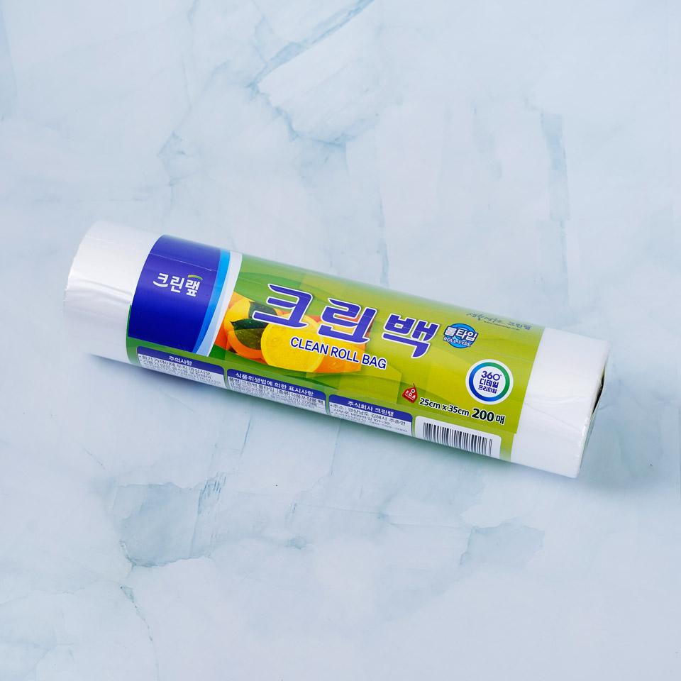 메가마트 크린랩 크린백 중 롤형 25cmx35cmx200매 - 상세 이미지 2