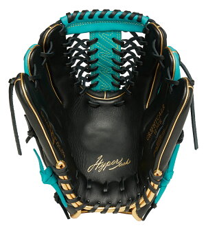 롤링스 Rawlings 하이퍼 테크 컬러 골드 야구 글러브 양손 던지기용 블랙x그린 - 상세 이미지 2